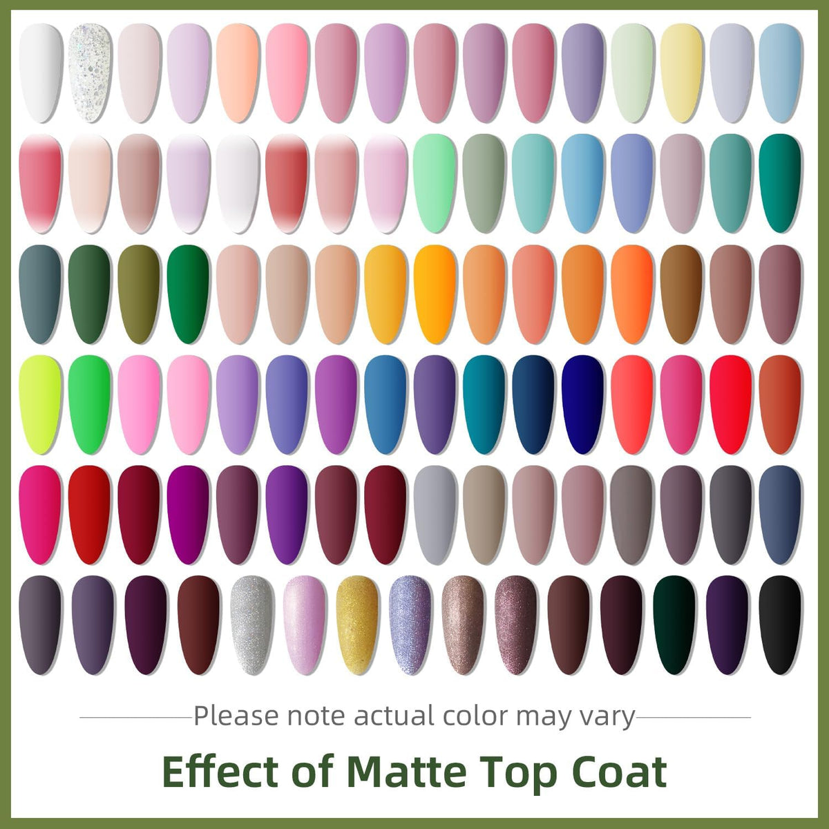 JODSONE swatch press samples showing accurate shade selection and durability