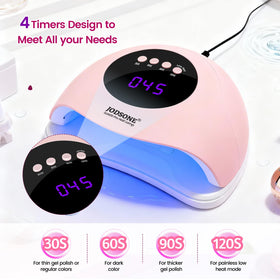 JODSONE cuticle trimmer brush and manuals laid out to simplify DIY application