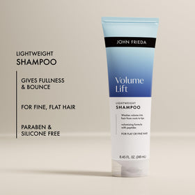 John Frieda application on wet hair at roots for visible lift