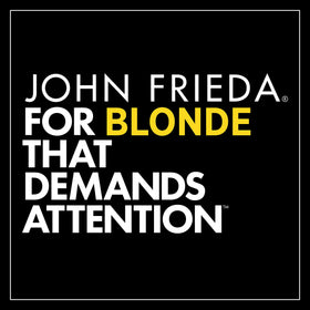 John Frieda bottle on a beach towel evoking coconut fragrance and vacation vibe