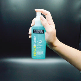 John Frieda texture on hair ends creating separated, tousled waves