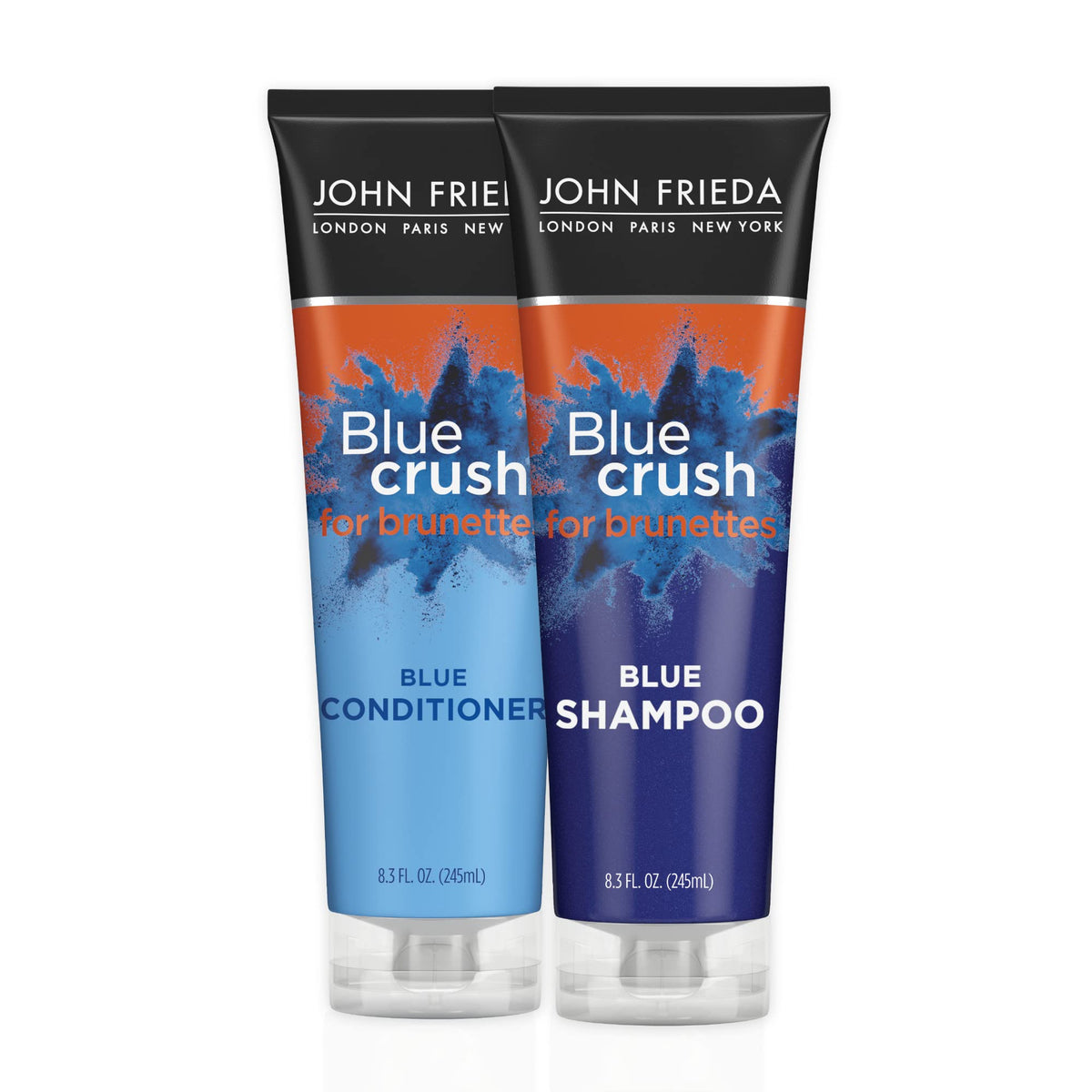 John Frieda front packaging showing set and benefits clearly