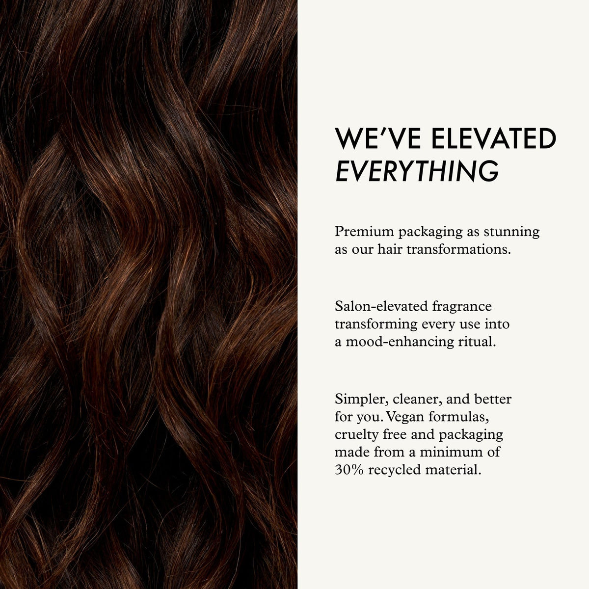 John Frieda bottle label closeup highlighting ingredients and claims