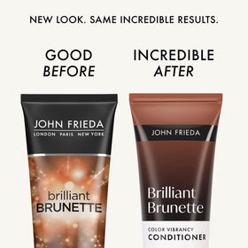 John Frieda back label ingredients view showing product transparency benefit