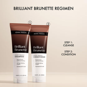 John Frieda crushed pearl ingredient close-up highlighting luminous benefit