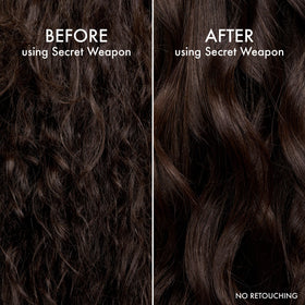john frieda close-up of avocado oil graphic signaling nourishing hydration for dry hair ends
