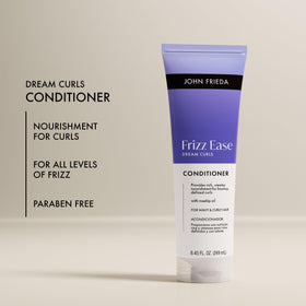 John Frieda creamy conditioner texture close-up illustrating hydration