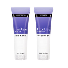 John Frieda front packaging showing conditioner and clear brand benefit