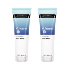 John Frieda front packaging showing volume lift benefits