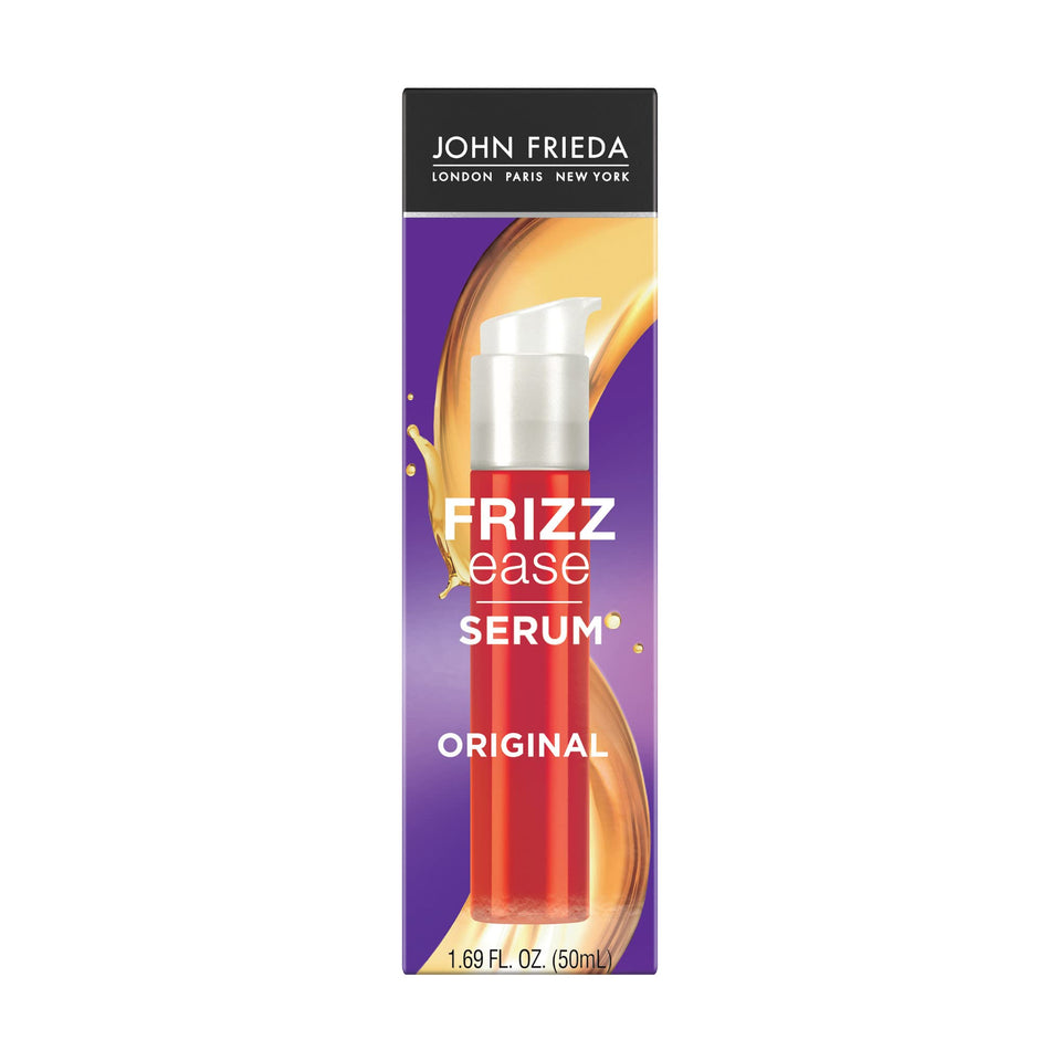 John Frieda front packaging showing bottle and label for easy identification and trust