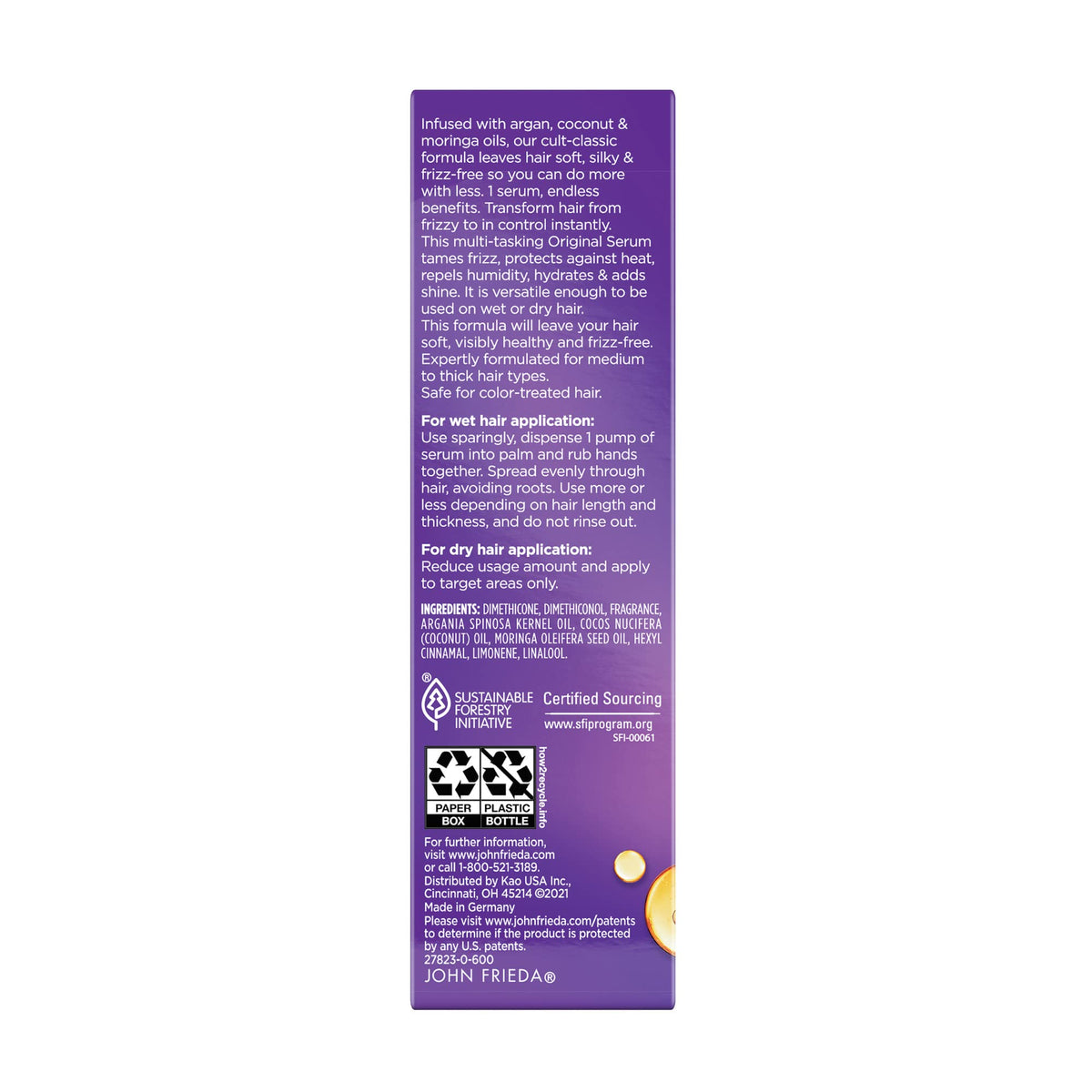 John Frieda lifestyle image of polished finish for confidence and salon-like results