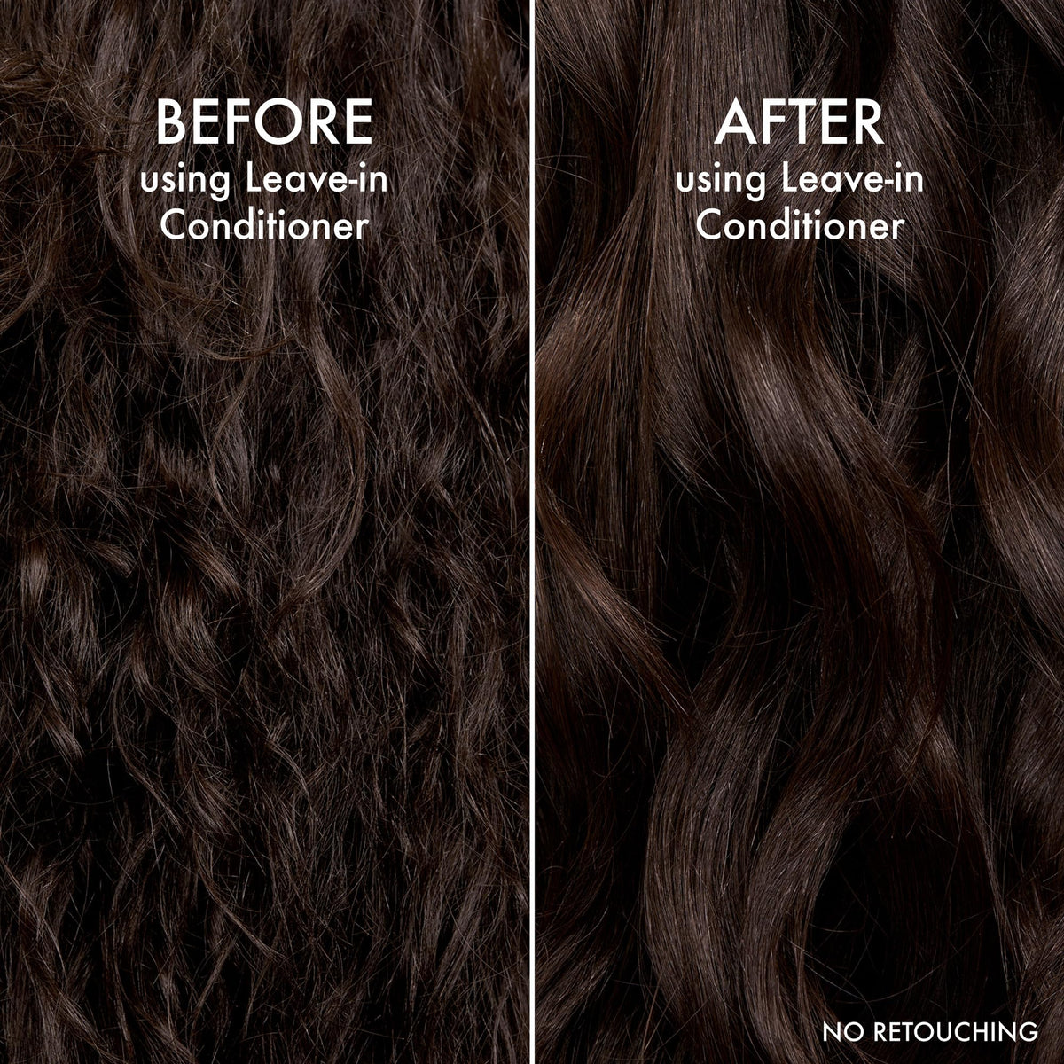 John Frieda applied to mid-lengths and ends for smoother styling