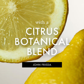 John Frieda bottles in shower being applied for everyday brightening