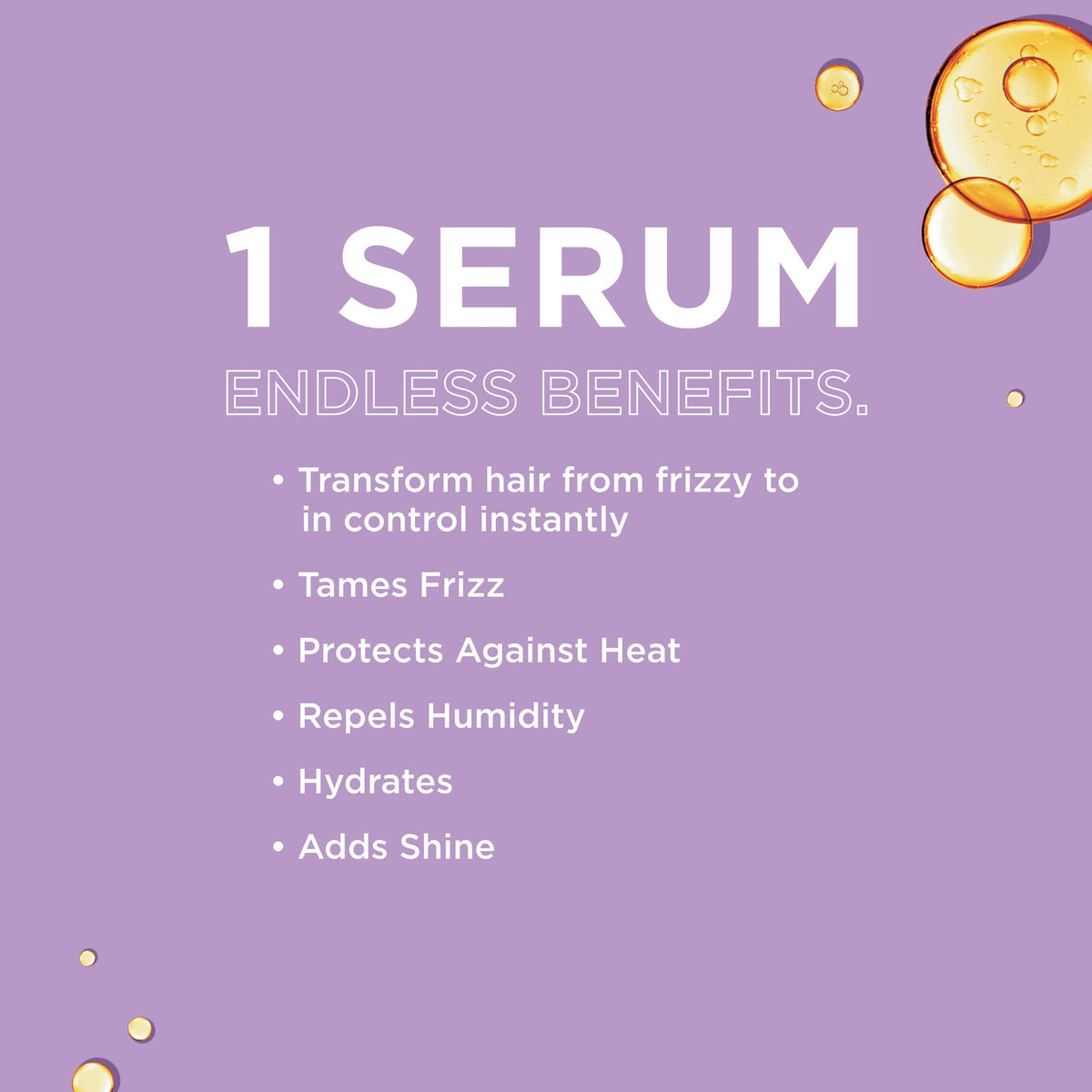 John Frieda serum texture on hand illustrating lightweight, non-greasy hydration
