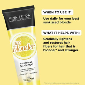John Frieda lather texture demonstrating smooth moisturizing foam