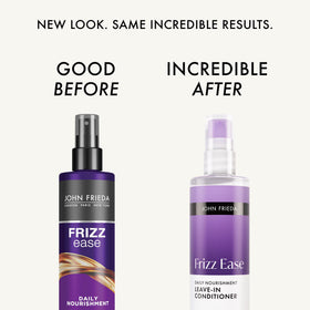 John Frieda spray nozzle detail demonstrating even mist application