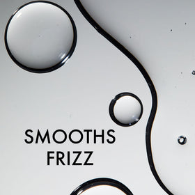 John Frieda hair texture after use showing reduced frizz and shine
