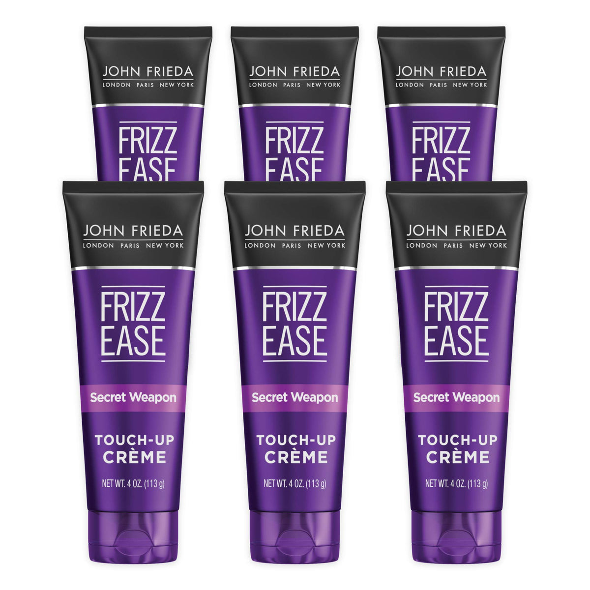 John Frieda front packaging showing product and benefits