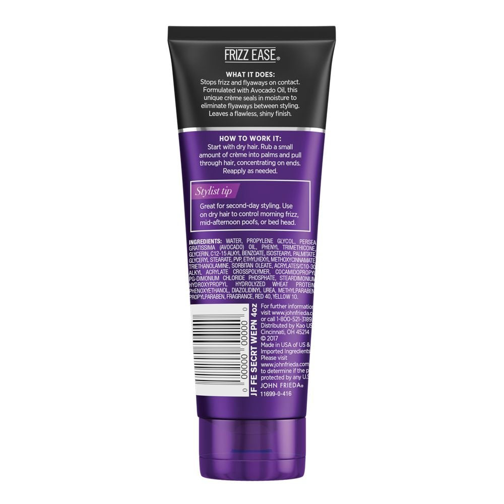 John Frieda in-hand application smoothing flyaways for shine