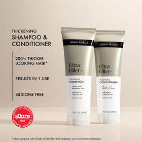 John Frieda conditioner cream close-up hydrating fine hair without weight
