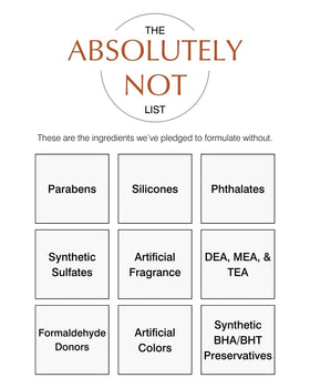 john masters organics rose and apricot ingredients flatlay showing natural botanicals benefit