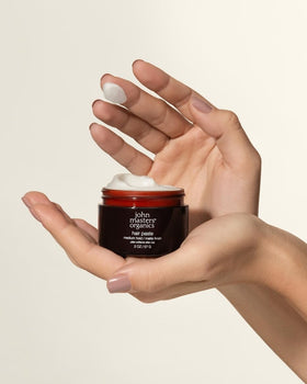 john masters organics honey drizzle close-up showing nourishing moisture boost