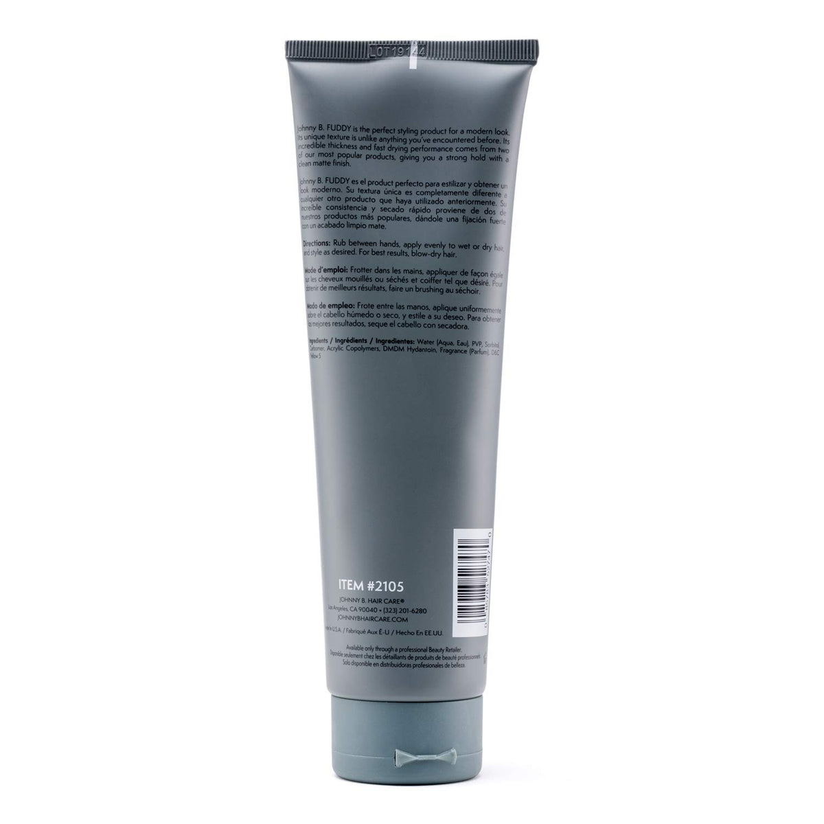 JOHNNY B. open cap showing thick gel texture for easy precise application