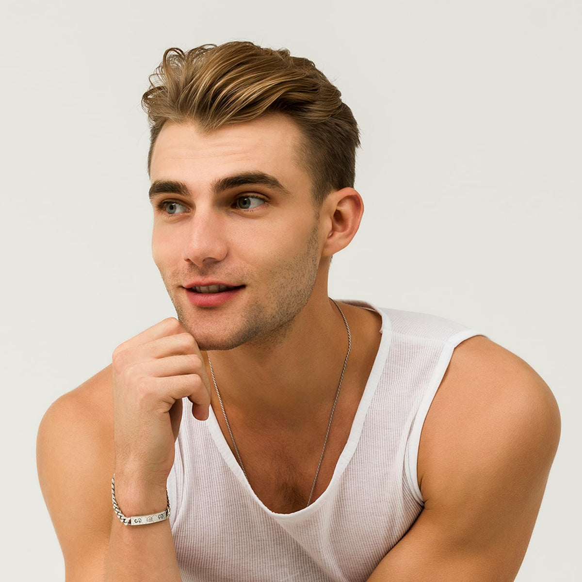 JOHNNY B. Hold Tight creamy clay-gel texture close-up displaying matte, non-greasy consistency