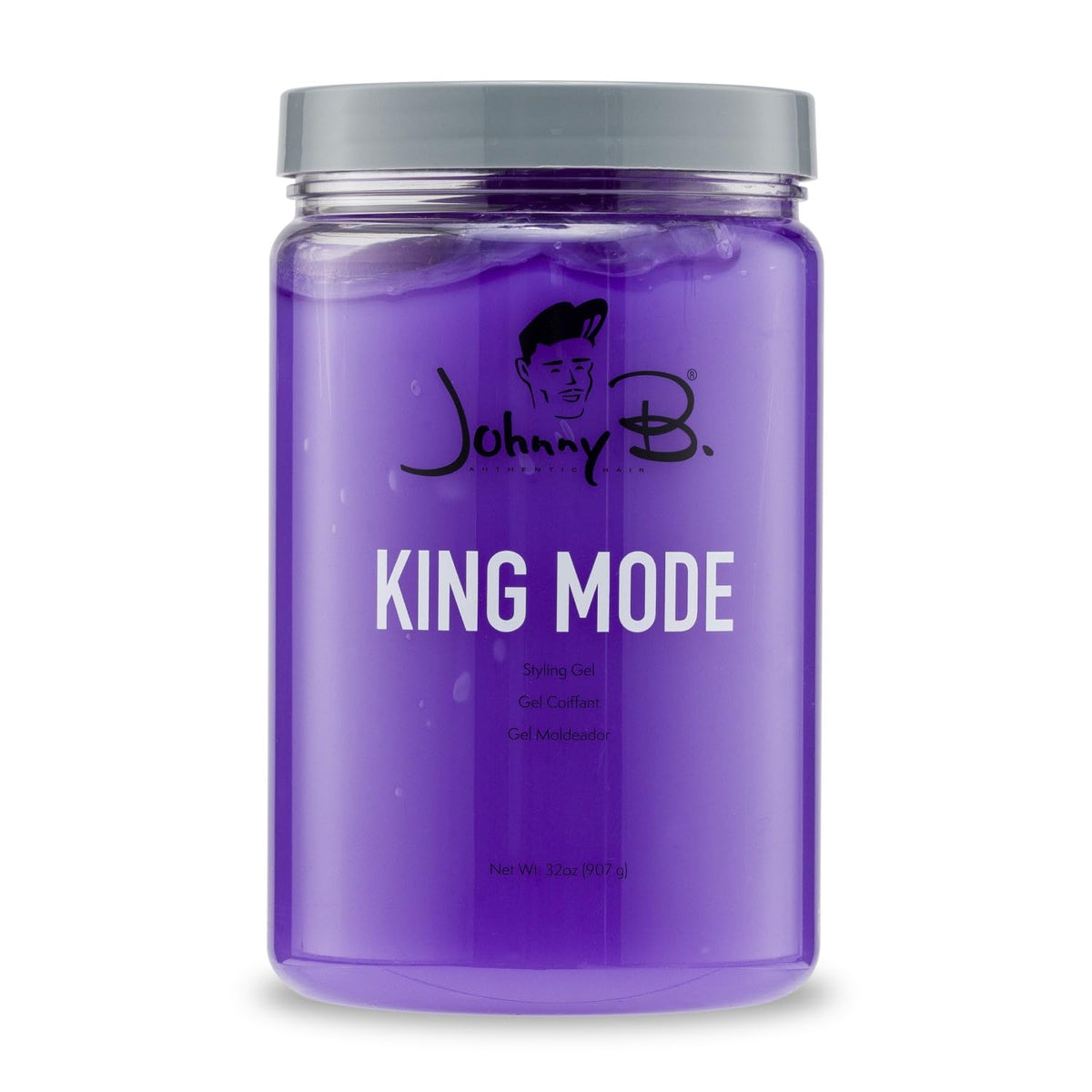 JOHNNY B. jar front view showing label and size, highlights product identity and value