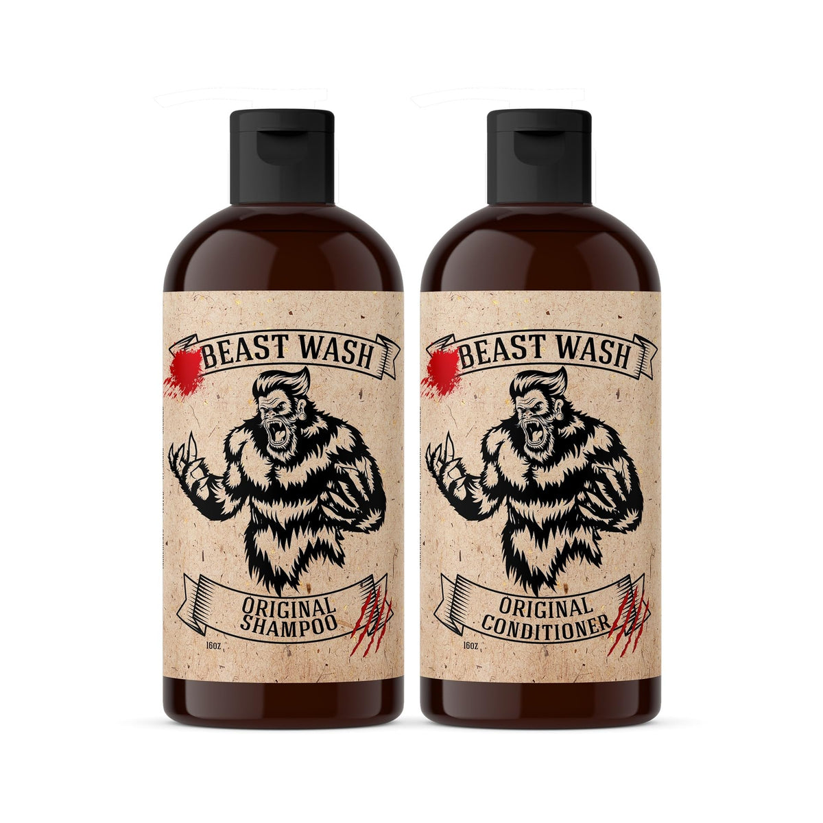Johnny Slicks front packaging showing both shampoo and conditioner and clean branding