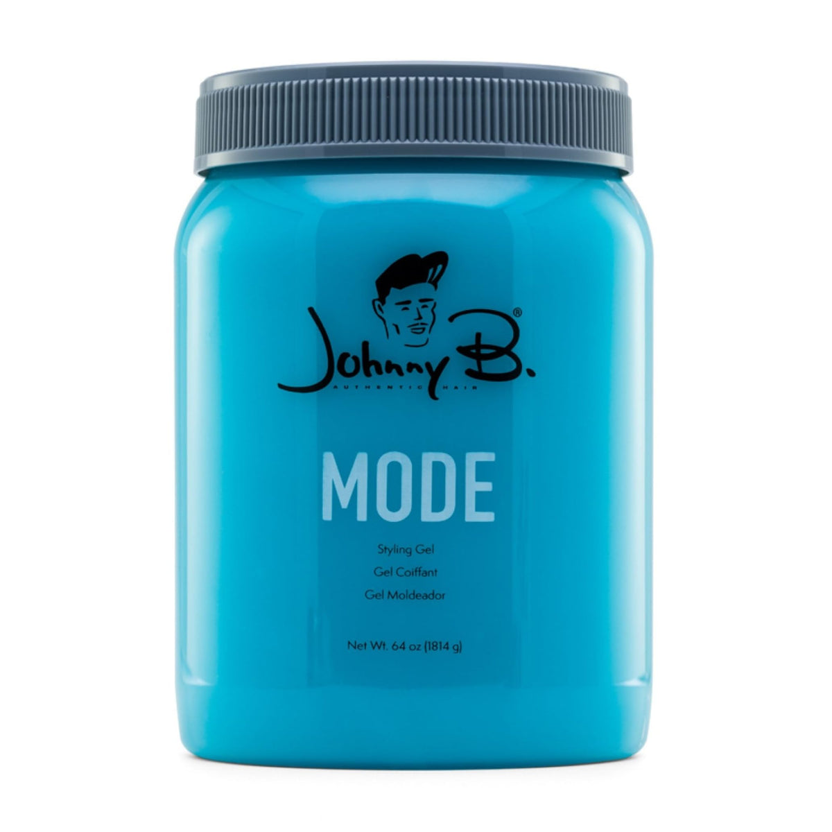 JOHNNY B. Mode tub front view showing product and size benefit
