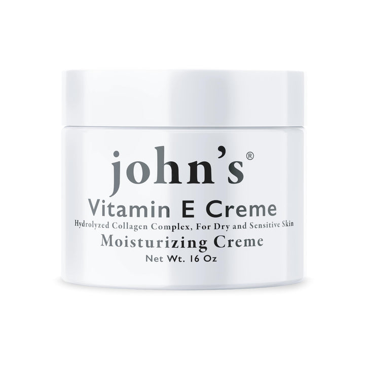 John's jar front view showing 16 oz label and packaging benefits