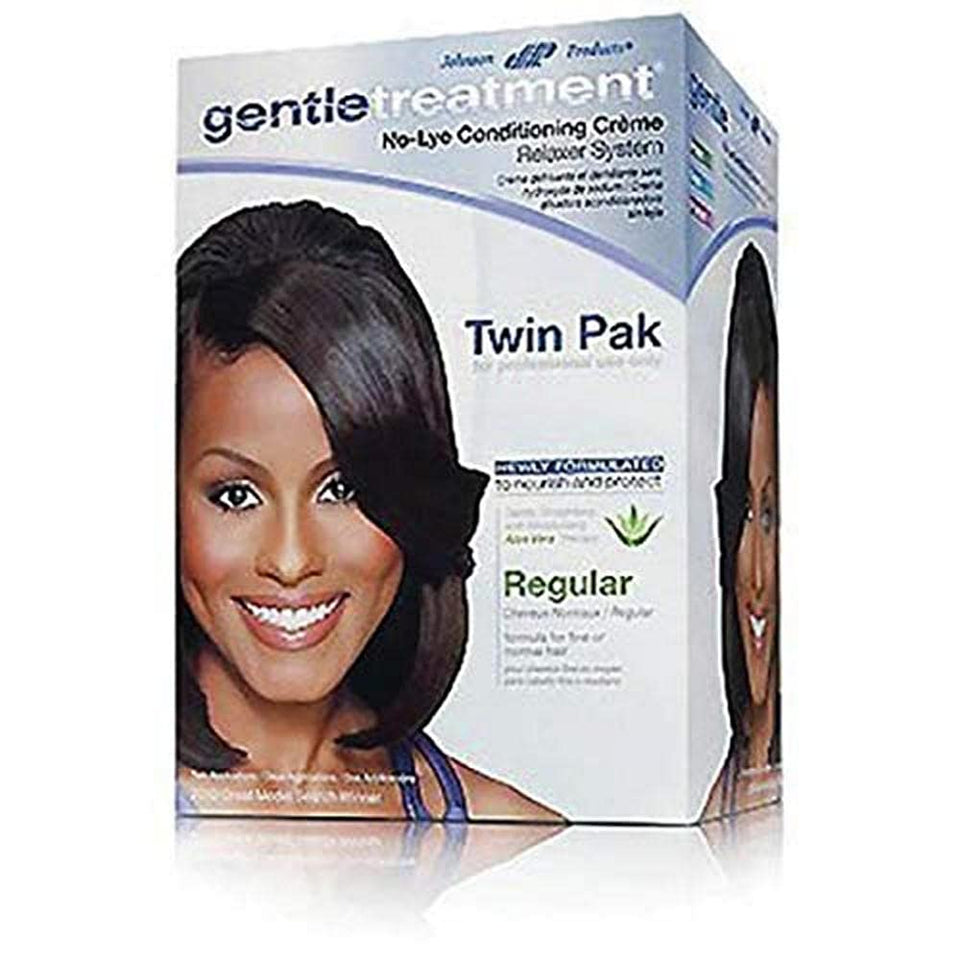 Johnson & Johnson Gentletreatment front packaging showing twin pack and easy identification benefit