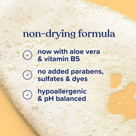 Johnson's Baby shampoo being used during baby bath for tear-free comfort