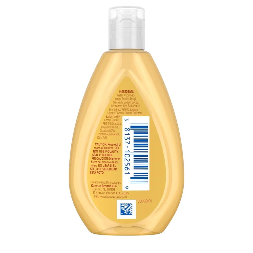 Johnson's Baby bottle next to a boarding pass showing travel-friendly size