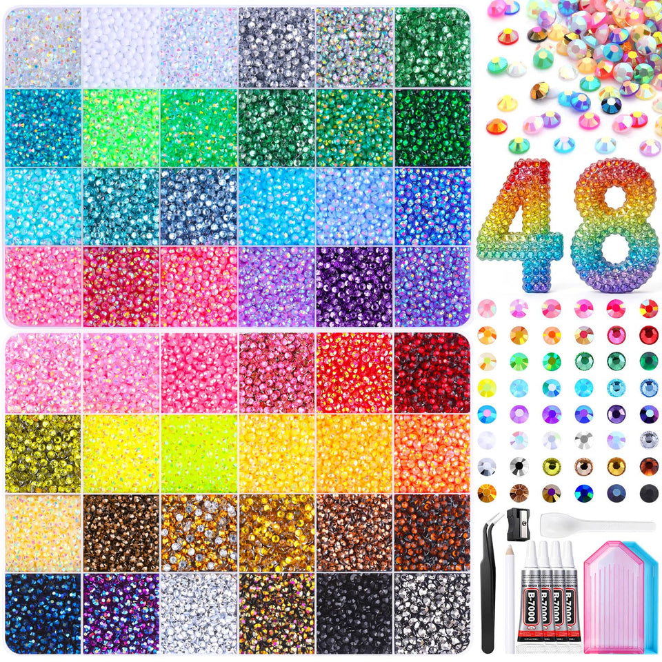 JOICEE front packaging showing full rhinestone kit and tools for instant crafting