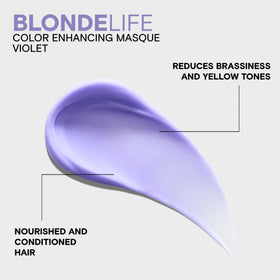 Joico masque being applied to wet hair to tone and hydrate