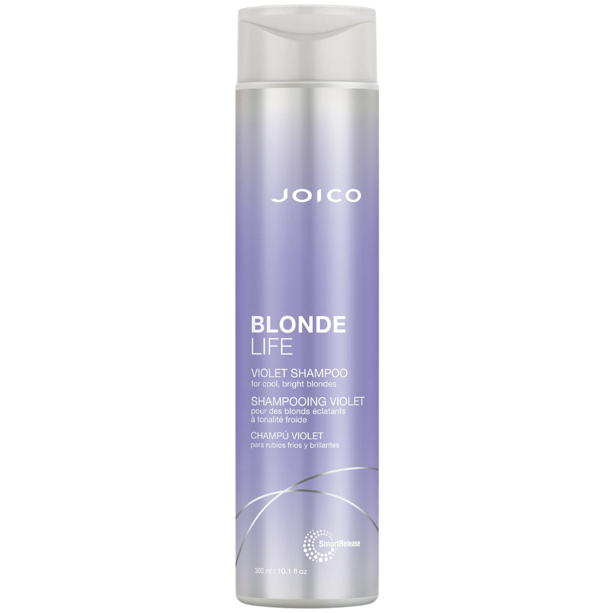 Joico bottle front packaging showing product and cool blonde promise