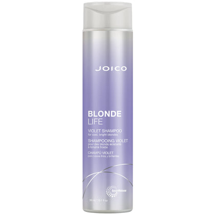 Joico bottle front packaging showing product and cool blonde promise