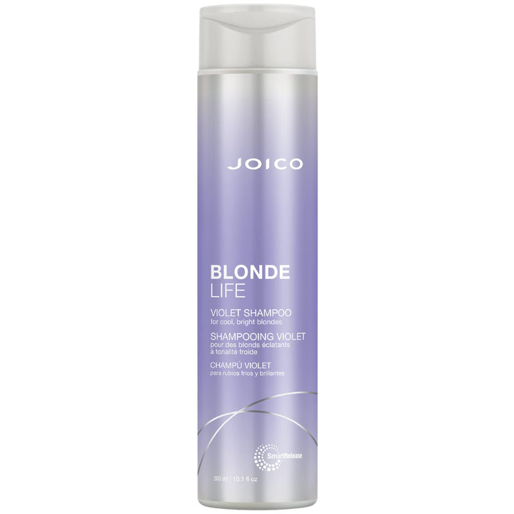 Joico bottle front packaging showing product and cool blonde promise
