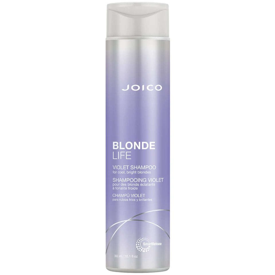 Joico bottle front packaging showing product and cool blonde promise