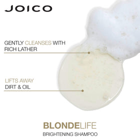 Joico bottles arranged in bathroom for everyday haircare routine