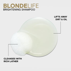 Joico bottle held in hand to show 10.1 fl oz scale and easy handling