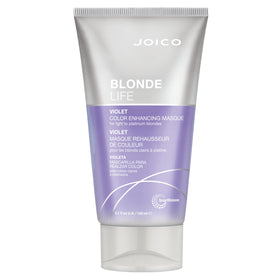 Joico jar front view showing product label and violet masque benefits