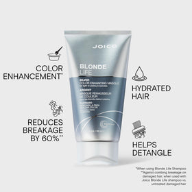 Joico masque creamy texture close-up showing pigment and moisture for smooth hair