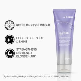 Joico Blonde Life shampoo lather texture that gently cleanses