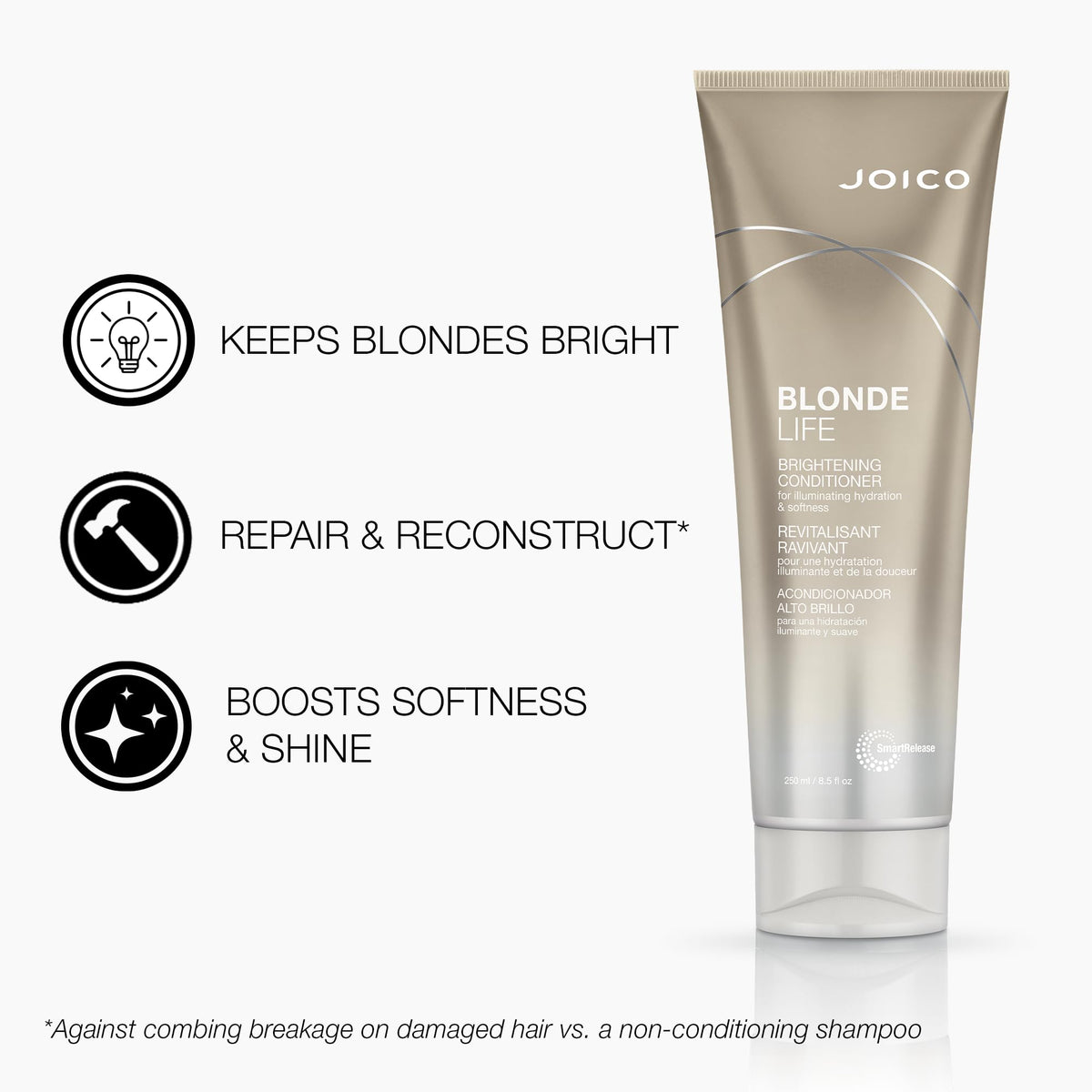 Joico product texture close-up highlighting smooth conditioning formula