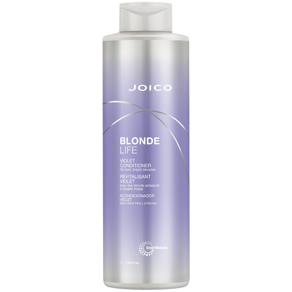 Joico Blonde Life bottle front view showing packaging and size for easy identification and purchase