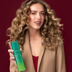 Joico used as foundation for updo adding grip and long-lasting hold