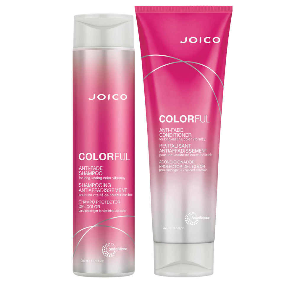 Joico front packaging showing set and benefit of long-lasting color